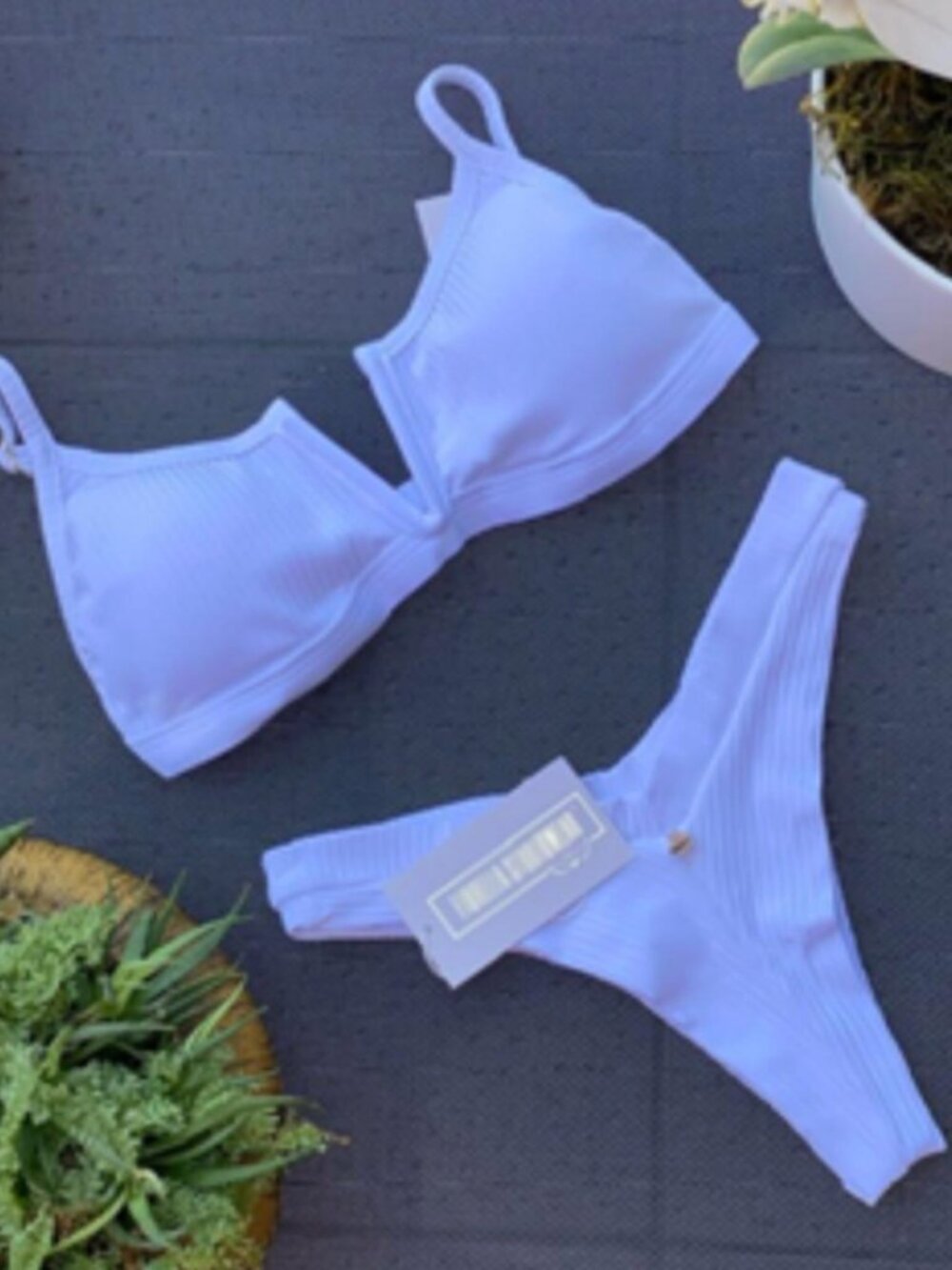 Women's V-Wire Bikini Set | Brazilian Cut Bottom